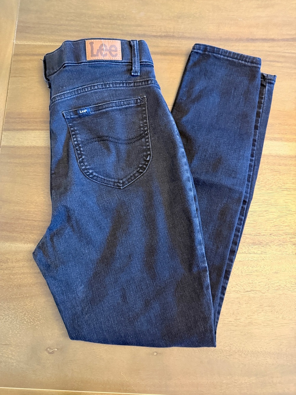 Lee | Slim Fit Skinny High-Rise Pull On Jeans | Black | Size 12